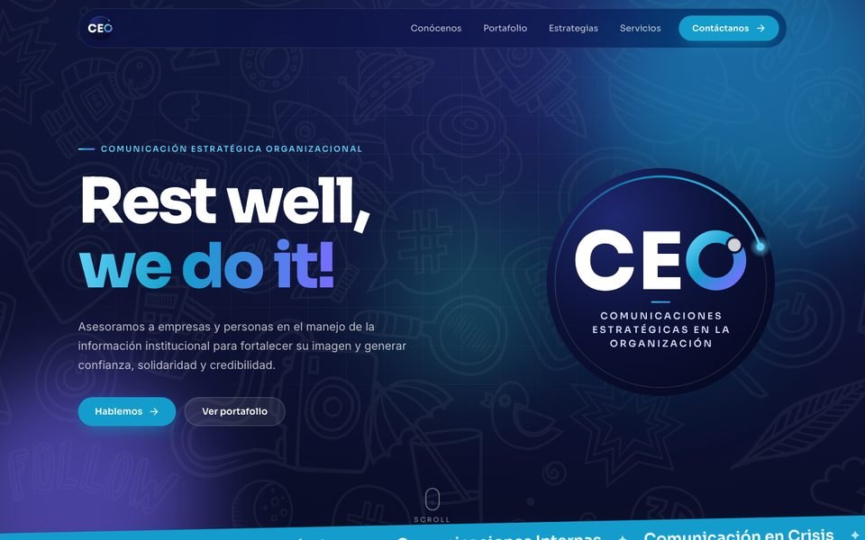 Sitio web de CEO Consultores